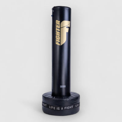 FIGHTER frittstående boksesekk Classic - Svart og gull - CombatStore.no
