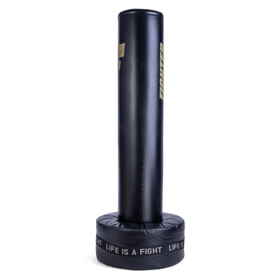 FIGHTER frittstående boksesekk Classic - Svart og gull - CombatStore.no