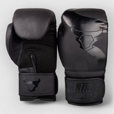 RINGHORNS Charger Boksehansker - Svart/Svart - CombatStore.no