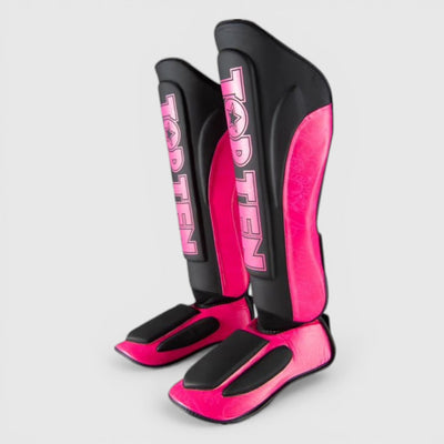 TOP TEN DRAGON Legg og vristbeskytter Svart Rosa - Combat Store AS