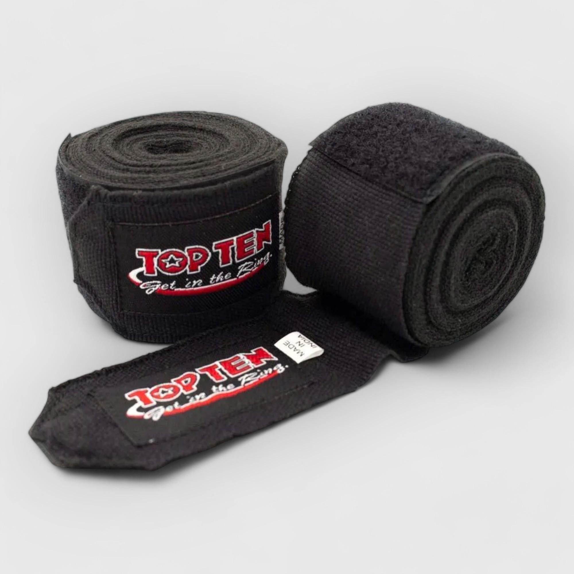 TOP TEN Elastisk Boksebandasje for Beskyttelse og Håndleddsstøtte - CombatStore.no