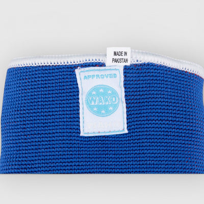 TOP TEN vendbar blå/rød WAKO - Godkjent Albuebeskytter m UV - LABEL - CombatStore.no