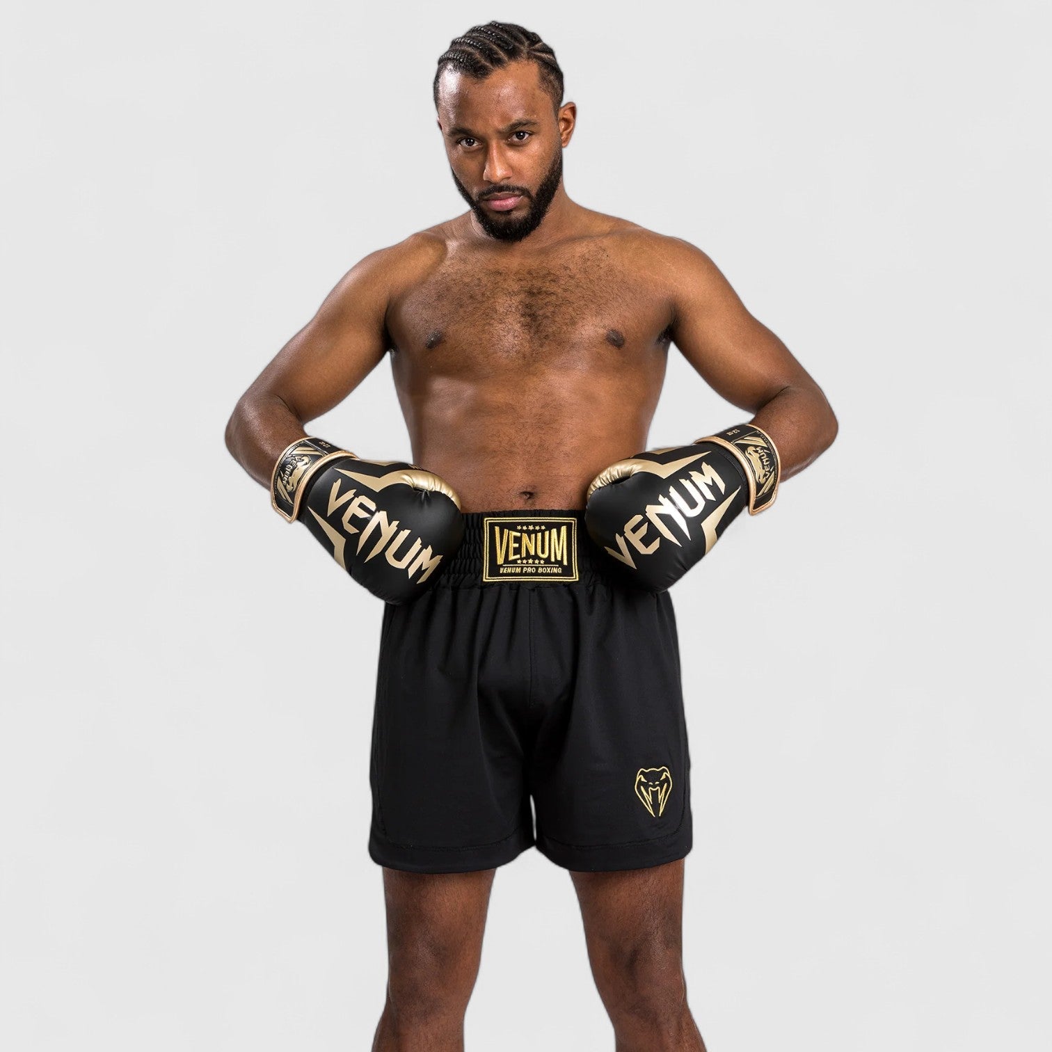 VENUM Classic bokseshort PRO Svart og Gull - CombatStore.no