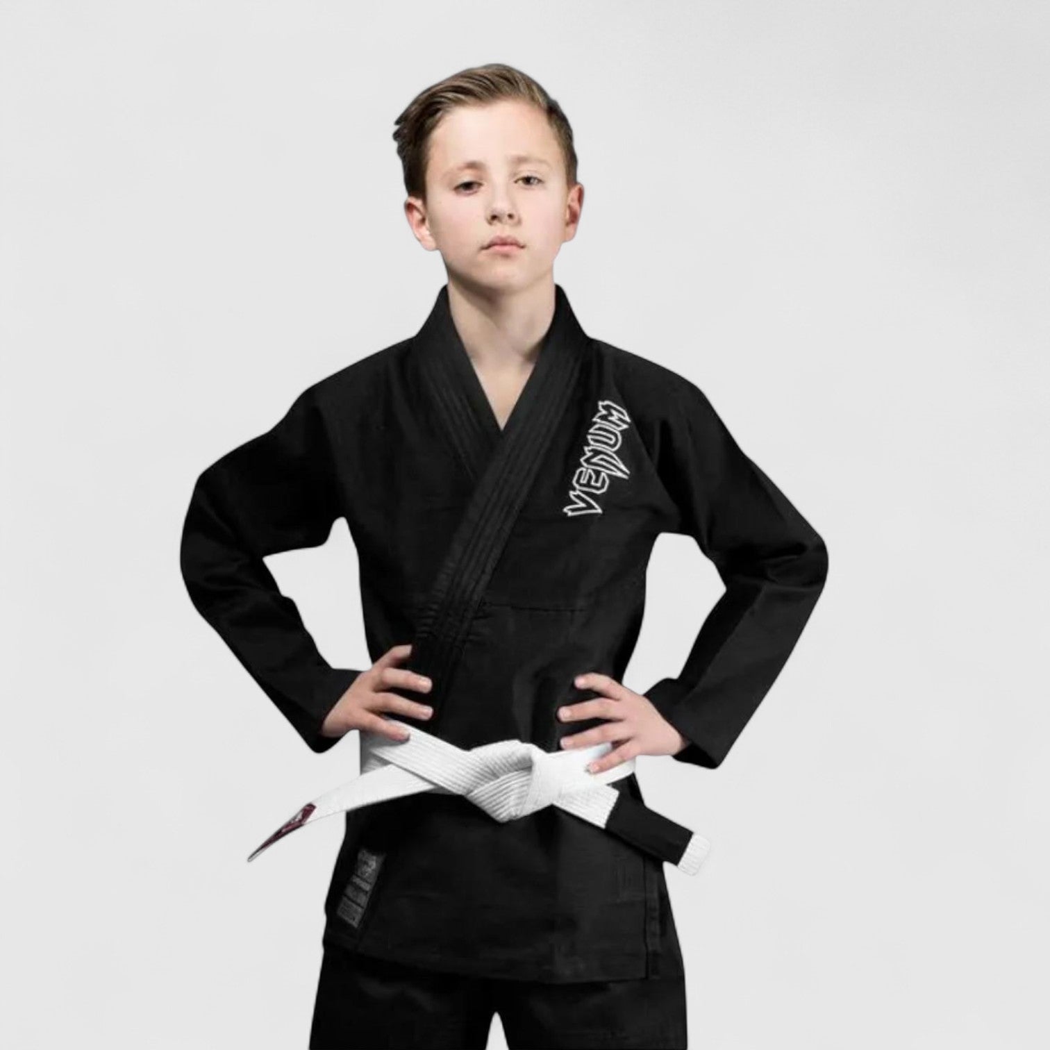 VENUM Contender BJJ GI Barnedrakt Svart - CombatStore.no