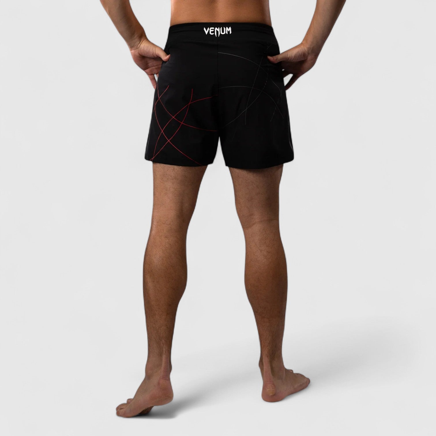 VENUM Tactical XT Fightshorts - Svart og Rød - CombatStore.no