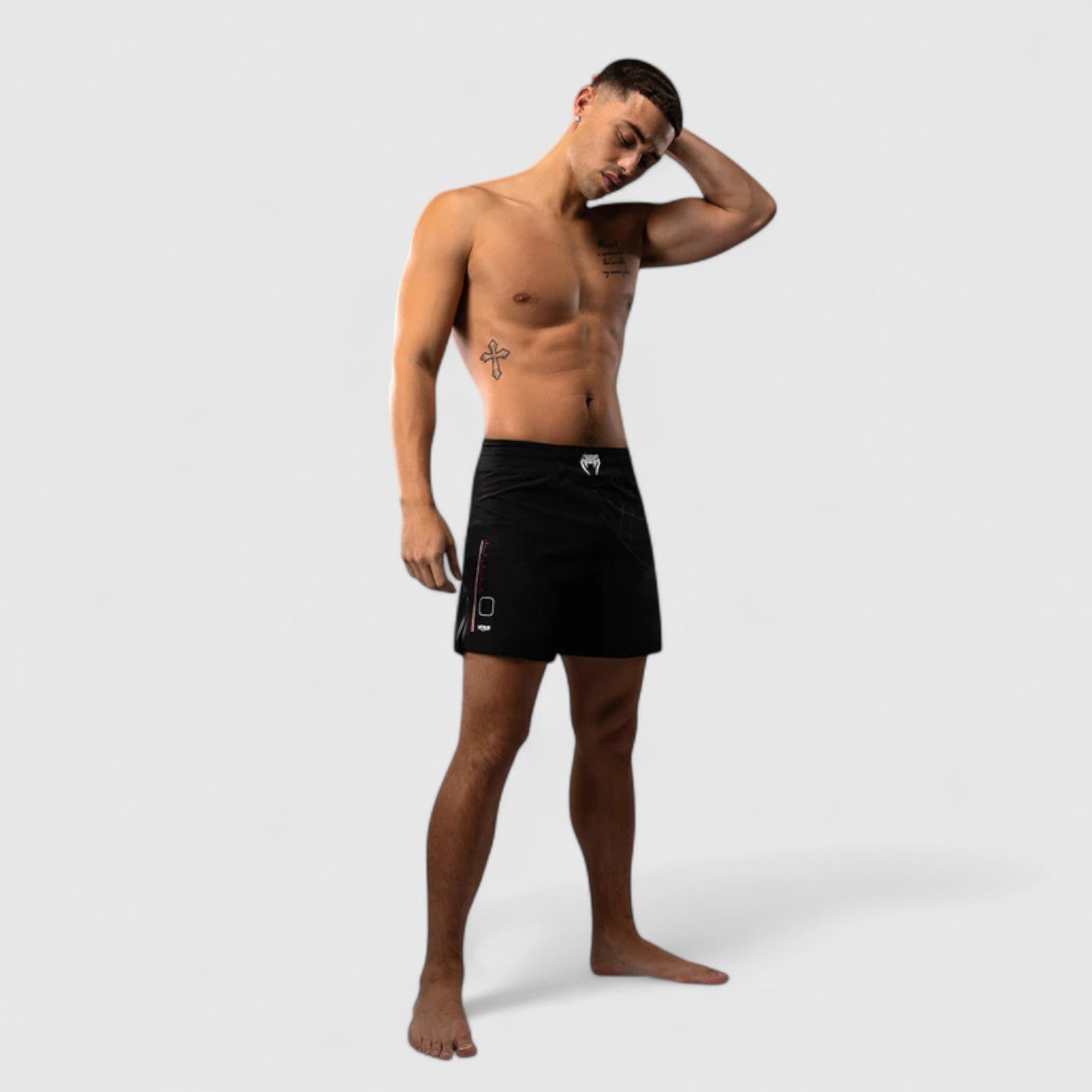 VENUM Tactical XT Fightshorts - Svart og Rød - CombatStore.no