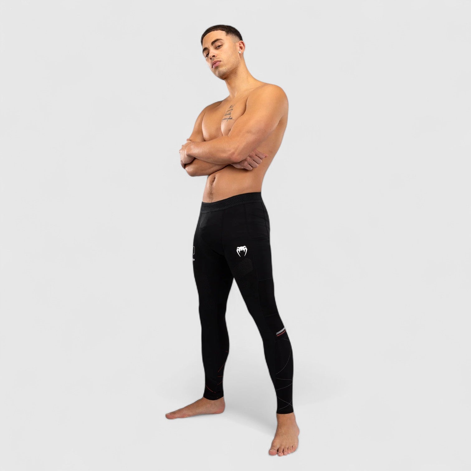 VENUM Tactical XT kompresjonsbukse svart og rød - CombatStore.no