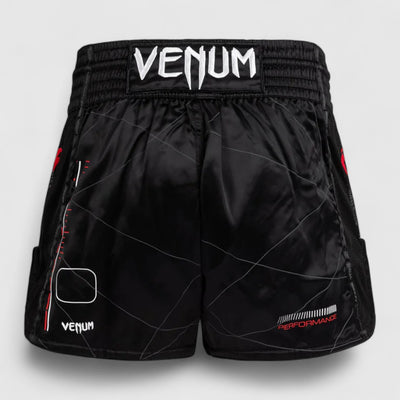 VENUM Tactical XT Muay Thai Shorts - Svart og Rød - CombatStore.no